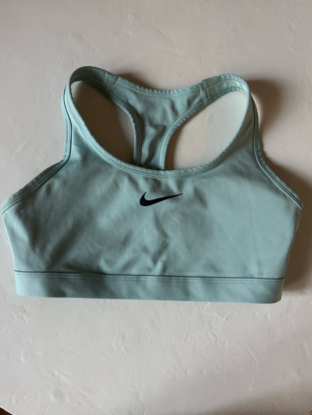 Nike Women's Light Teal Blue Racerback Sports Bra